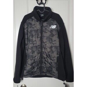 New balance camo fleece zip up jacket